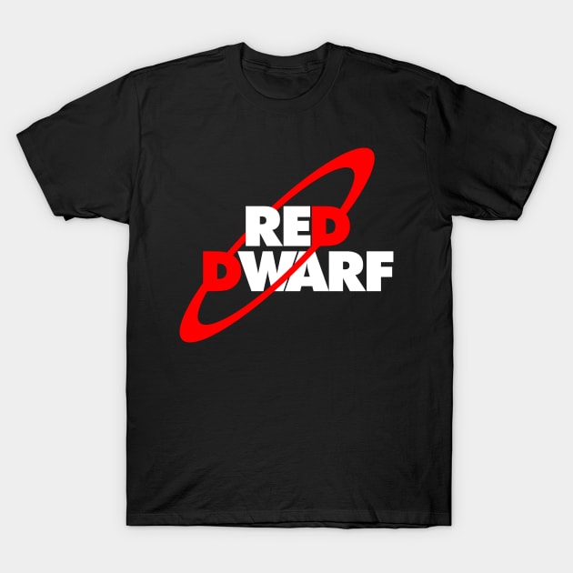 Red Dwarf (original logo) T-Shirt by Stupiditee